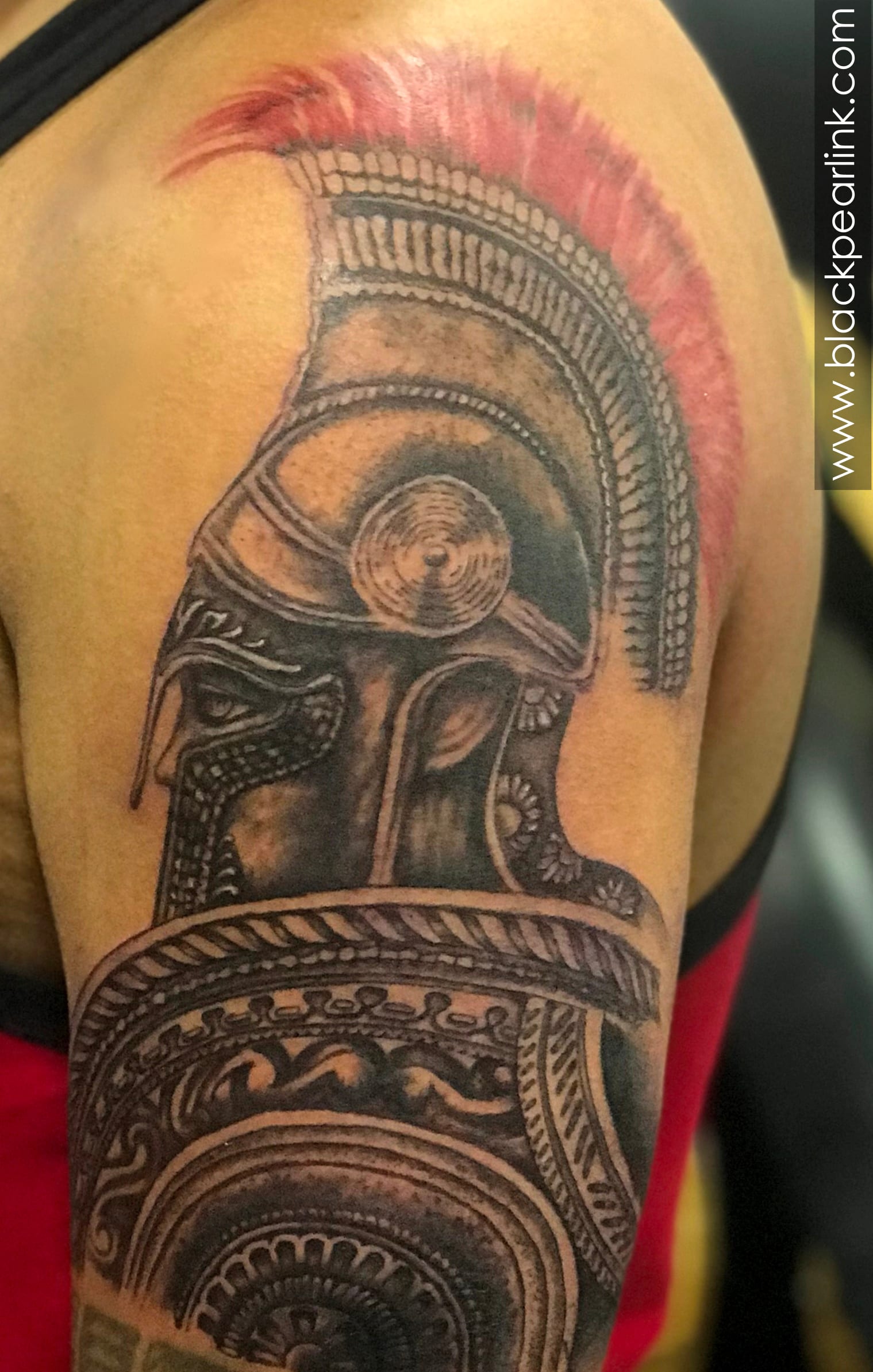Spartan warrior leg piece. #art #customart #tattoo #tattoostudio #art... |  TikTok